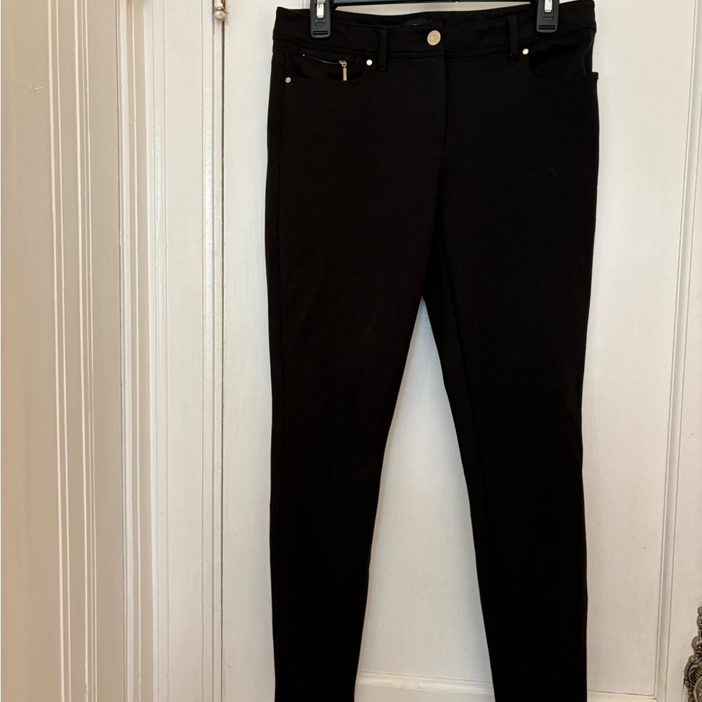 Elegant Black Skinny Women's Pants